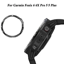 Anti-scratch Protection Bezel Ring Styling For Garmin Fenix 5 5 Plus 6 6X Pro Frame Case Stainless Steel Cover Fenix 6X Pro Band