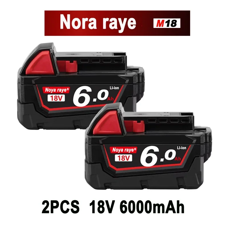 NOVINKA Pro Milwaukee M18 Baterie XC 18V 5Ah 6Ah M18B5 48-11-1815 48-11-1860 M18B2 M18B4 M18B5 Akumulátorové sady - náhled 4