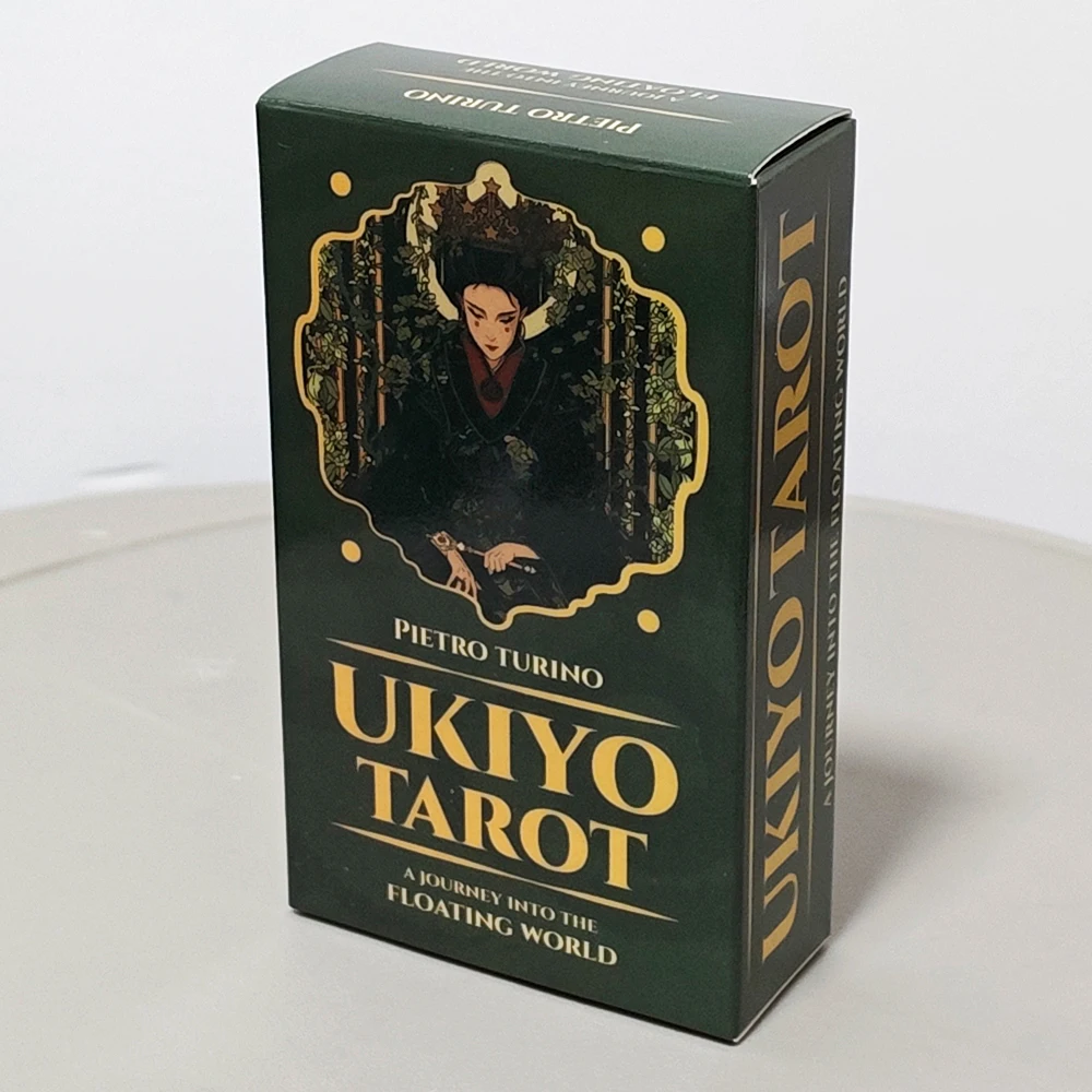 Ukiyo Tarot Deck (78 Cards) – 10.3*6cm  A Journey Into The Floating World | Aesthetic Anime & Vintage Art Style Tarot Cards