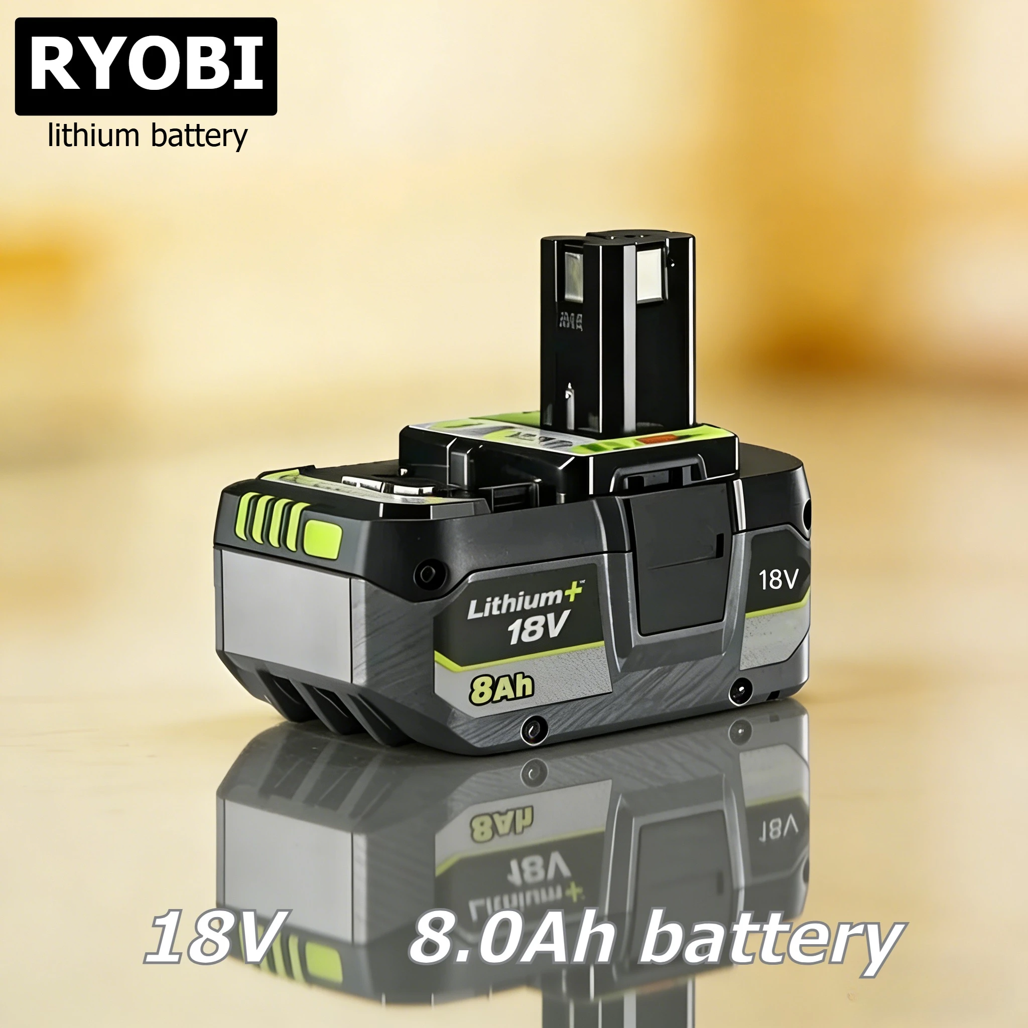 

Аккумулятор RYOBI 18V 4Ач/6Ач/8Ач, высокопроизводительный литий-ионный, для всех инструментов P108 P107 P105 P104 P103 P102