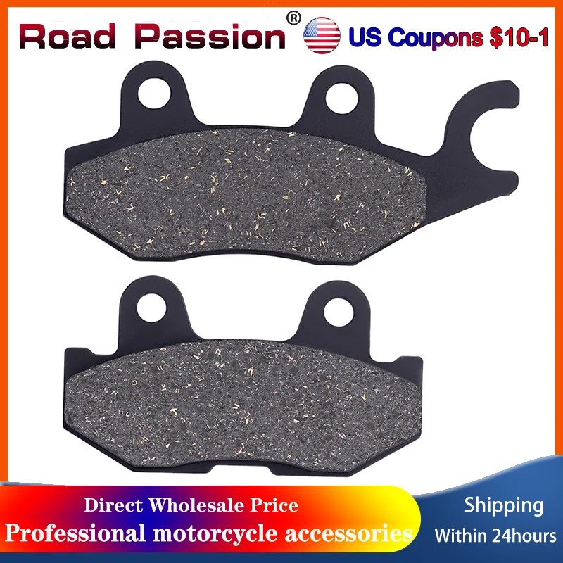 Road Passion Motorcycle Parts Rear Left Brake Pads For YAMAHA YXM700E ES  Viking EPS YXC YXM 700 E YXE 85 YXF85 Wolverine X2 EPS
