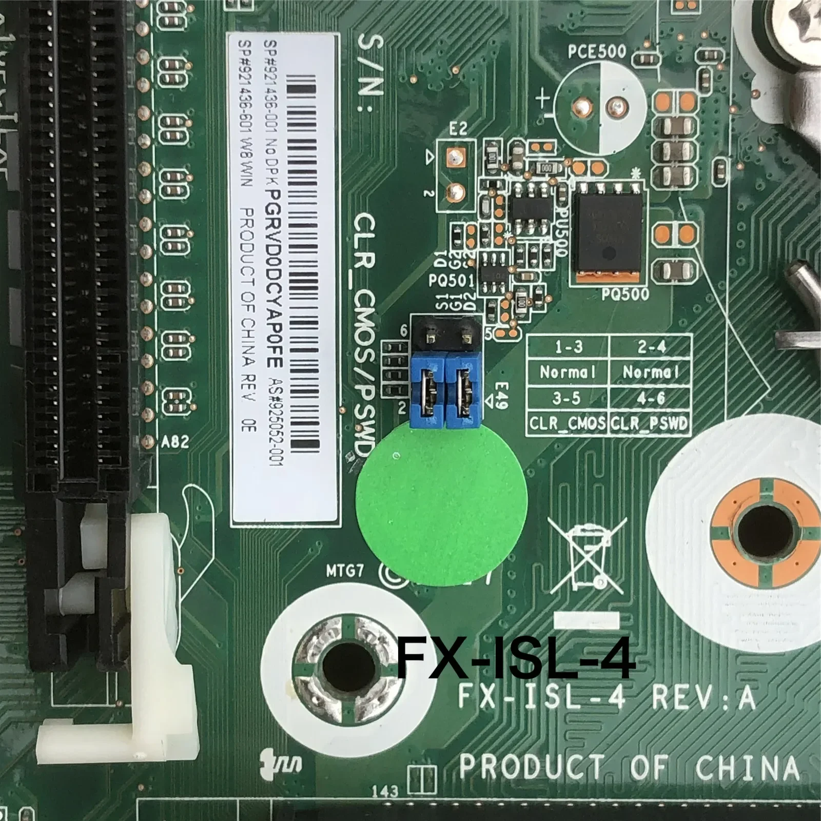 Para hp 280 288 g3 mt placa-mãe FX-ISL-4 921261-001 921436-001 921436-601 mainboard 100% testado ok totalmente trabalho frete grátis