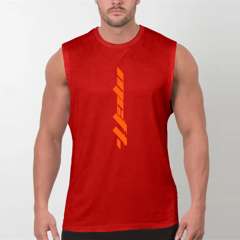 Breathable Quick-drying Men's Running Vests Lightweight Sports Vest Fitness Gym Sports Performance Fitness Summer