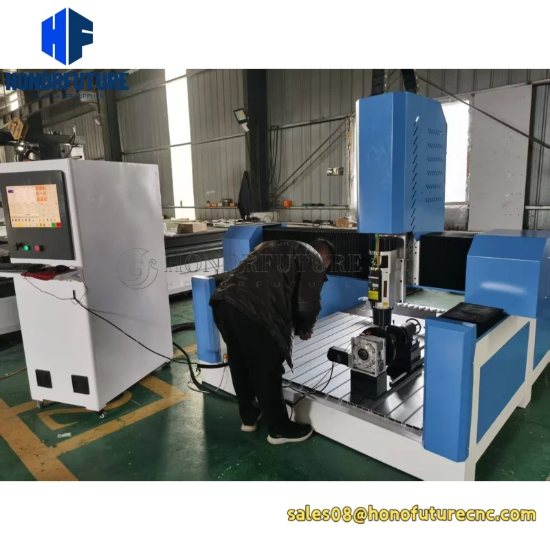 Medium Size 1313 ATC Wood Processing Machinery Nonmetal Engraving 1212 CNC Router ATC Auto Tool Changer 1300*1300mm
