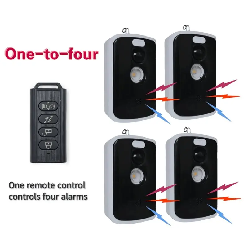 B04B-Wireless PIR Remote Control Alarm Camping Anti-Animal 125DB