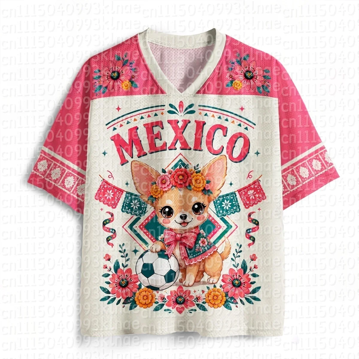 Funny Mexico Chihuahua Matching Outfits Family Look Father Mother Son Daughter Clothes Cute Puppy Printed T-shirt Men Kids