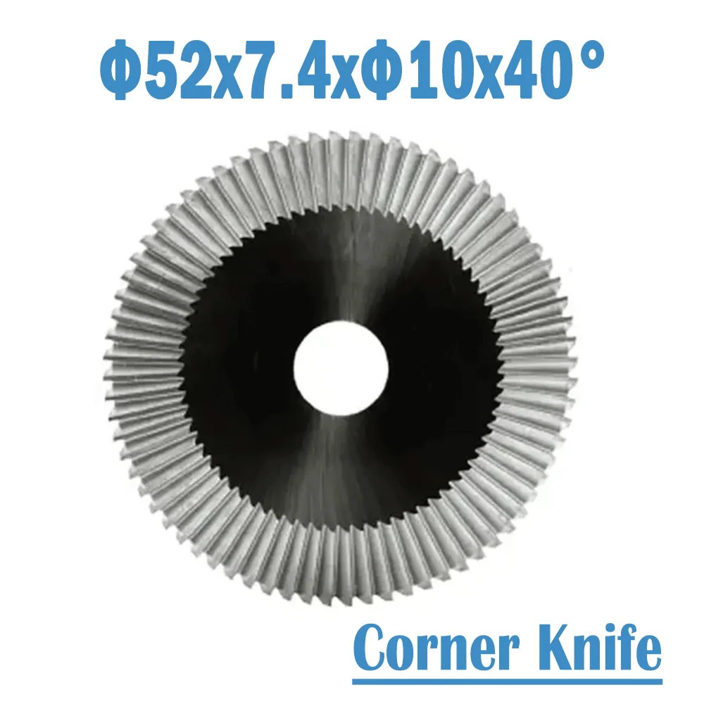 

Φ52x7.4xΦ10x40° Key Machine Cutter HSS M35 Corner Knife Angle Miling Cutter For 3D Elite