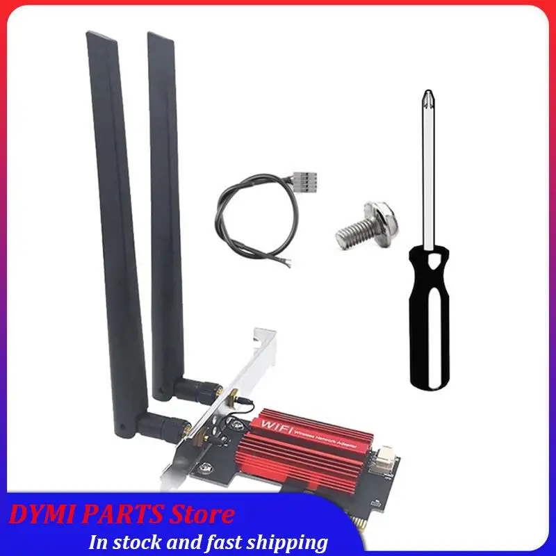 

Global Sale-Wifi 7 QCNCM865 PCI-E Adapter Card Kit 9256Mbps Tri Band 2.4G/5G/6Ghz BT5.4 Desktop Wireless Network Adapter For Win