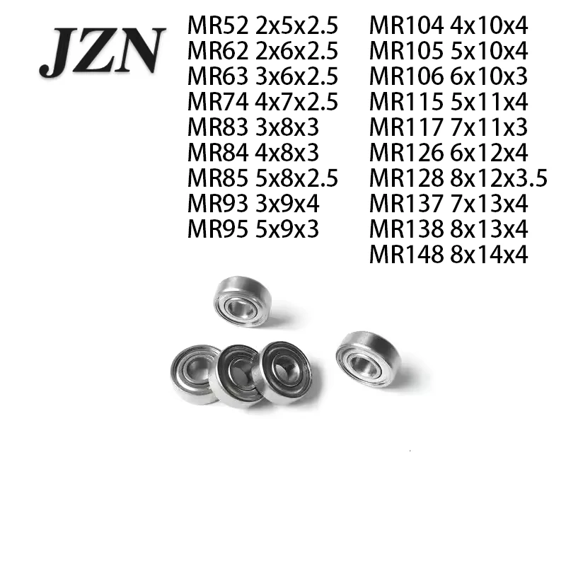 2SZT/10SZT 440 łożysko ze stali nierdzewnej SMR52 SMR62 SMR63 SMR74 SMR83 SMR84 SMR85 SMR93 SMR95 SMR104 SMR105 ZZ MR52 MR63 MR74