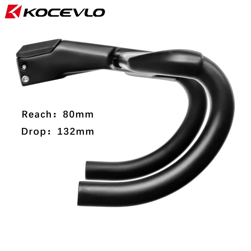 KOCEVLO K04 EVO Road AERO Carbon-Integrallenker 28,6/31,8 mm mit Abstandshaltern, interne Kabelführung, OD2 Rennradlenker – Detail 6