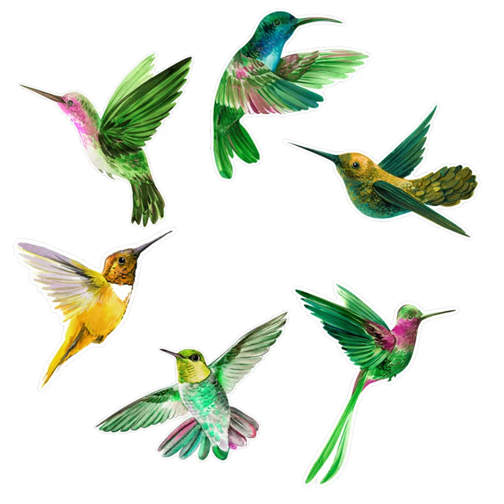 Glueless Removable Window Cling Stickers Decorative PVC Static Cling Decals Privacy Film Alert Bird Anti Collision Window Decal view 4