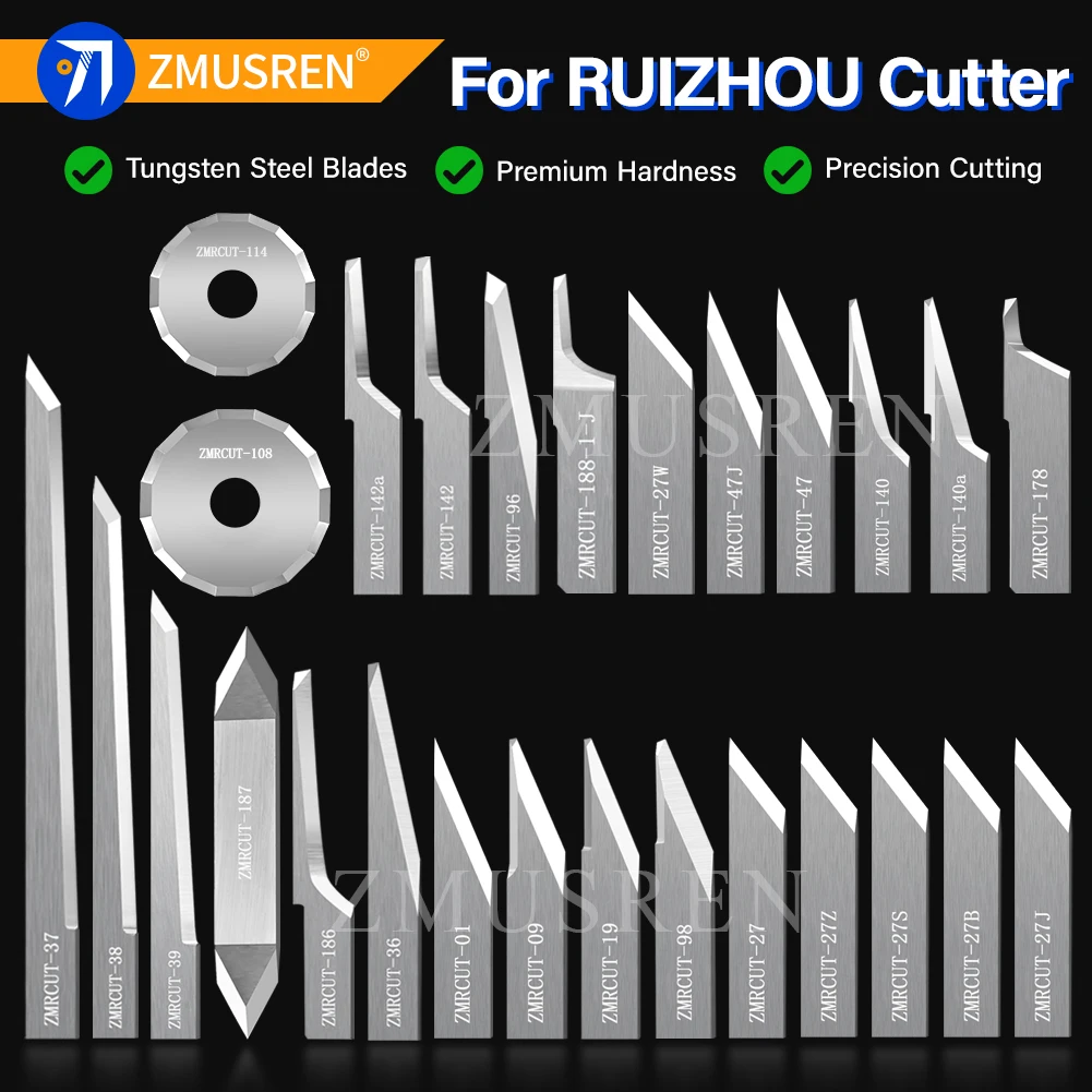 10PCS RUIZHOU Oscillating Blade RZCUT-09 RZCUT-19 RZCUT-27W RZCUT-36 RZCUT-47 RZCUT-98 Sinajet Carbide Vibration Cutting Knife