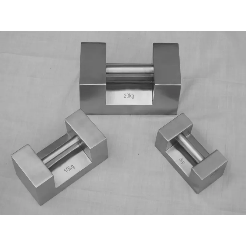 Stainless Steel Rectangular Weight 5kg Calibration Weights F1 Handle test Weight