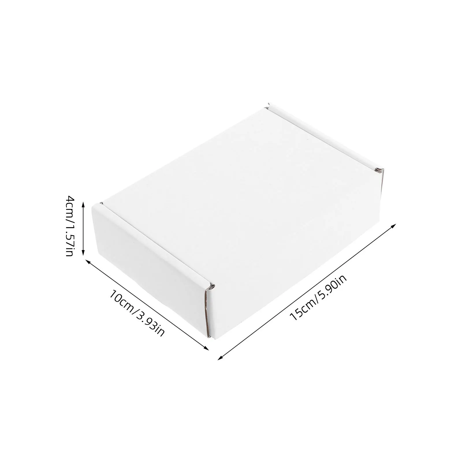 6Pcs White Packaging Boxes Smooth Edges Small Shipping Boxes for Small Business Mailing and Storage Needs Box for Shipping