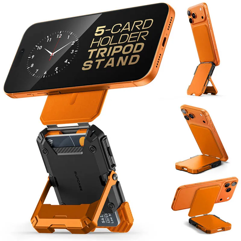 SUPCASE Magnetic Tripod Phone Stand änder Kreditkarten halter für iPhone 16/15/14/13/12 verstellbarer Telefonst änder kompatibel 7