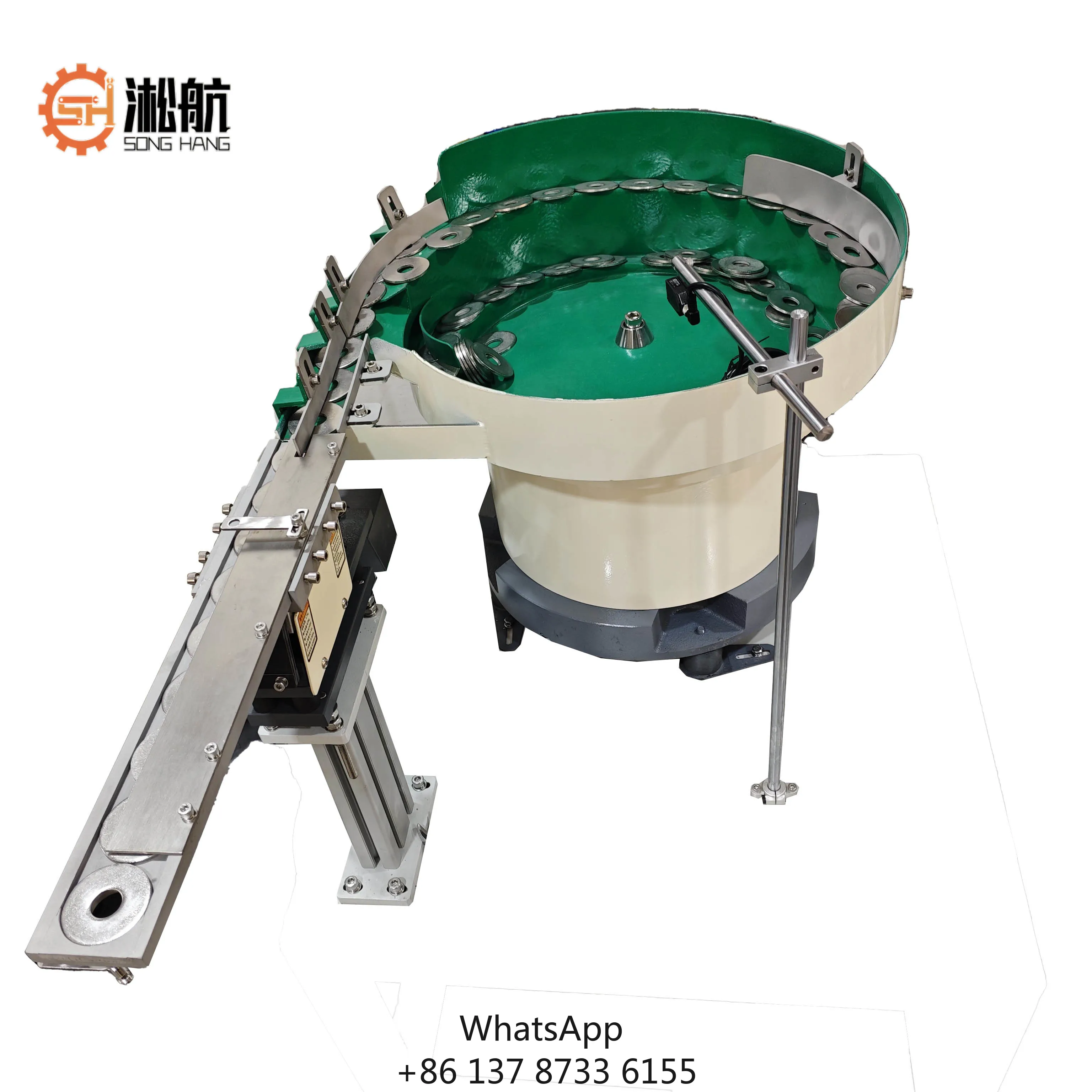 Stainless Steel Aluminum Hooper Precision Small Fully Automatic Motor Core Vibrating Feeder Bowl With 1 Year Warranty