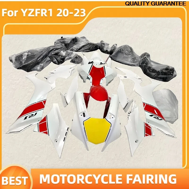 High Grade Fairing kit For 2020 20212022 2023 YAMAHA  YZFR1 Red White Motorcycle Fairings 100% Part