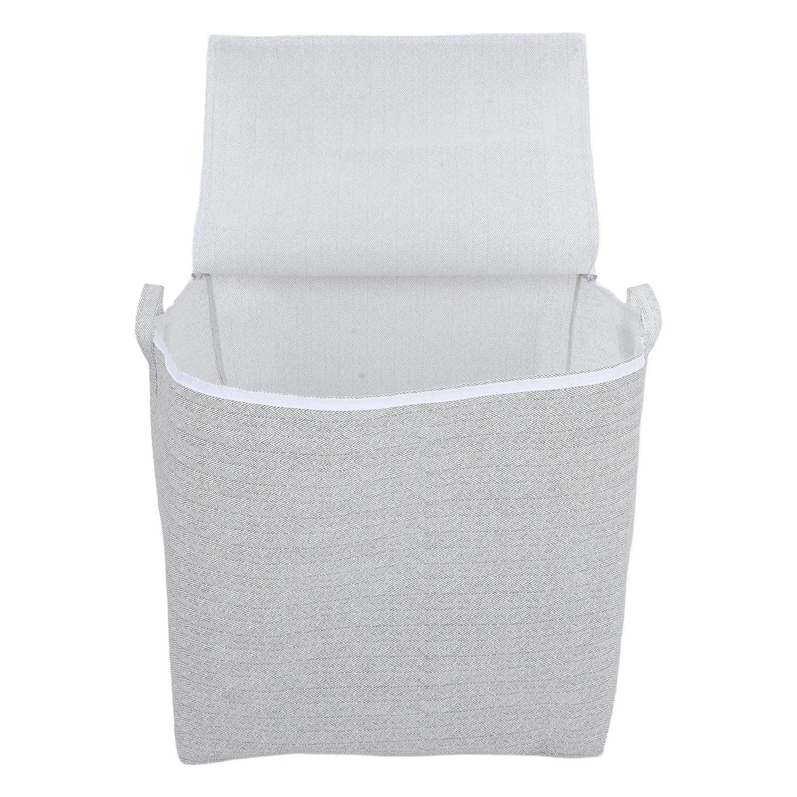 

Spacious Comforter Storage Bag Fabric Organizer with Zipper Handles for Blanket Quilt Bedding Clothes Storage and Closet