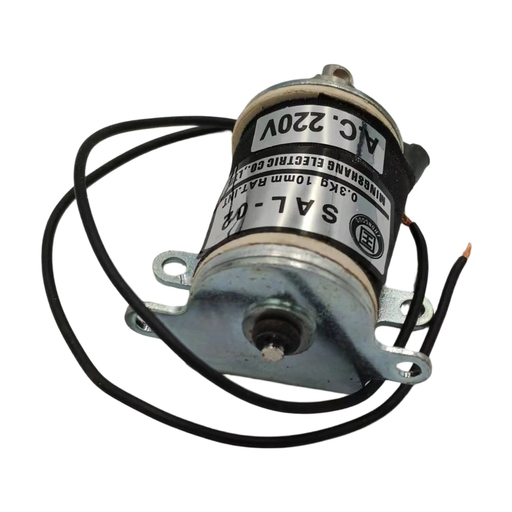 SAL-02 DC12V/DC24V/AC 220V 10mm Stroke 0.3N Force Tubular Electric Solenoid Electromagnet