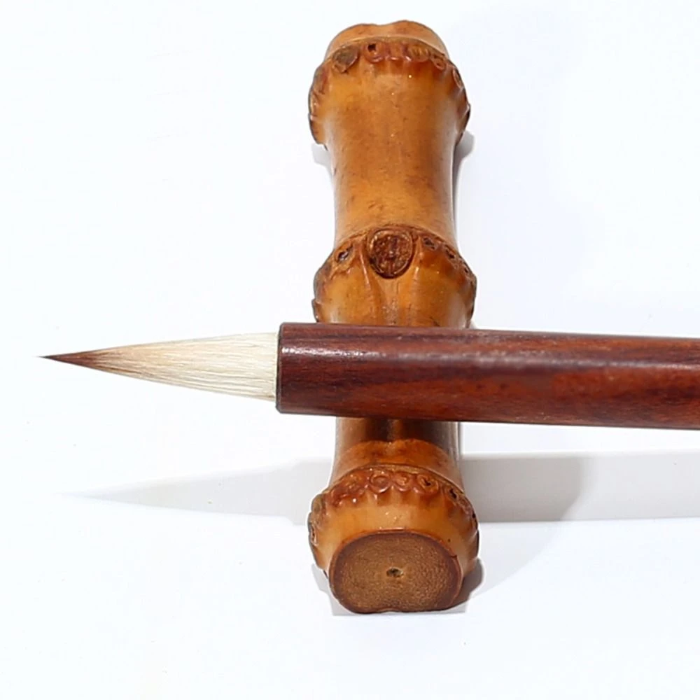 Writing Natural Bamboo Pen Rest Painting Teahouse Calligraphy Brush Holder Restaurant Chopstick Kitchen Tableware