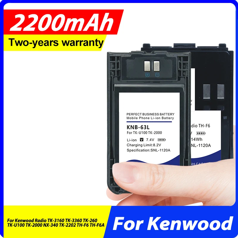 

KNB-45L PB-42L KNB-63L KNB-15H New Battery For Kenwood Radio TK-3160 TK-3360 TK-260 TK-U100 TK-2000 NX-340 TK-2202 TH-F6 TH-F6A