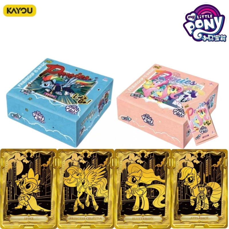 

KAYOU Новая серия карточек My Little Pony Fun Shadow, официальная оригинальная коллекционная аниме-карточка, игрушка-карточка, праздничный подарок, оригинальная коробка
