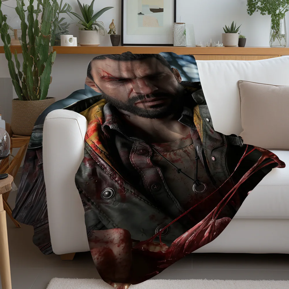 لعبة Dying L-Light بطانية B-beast دافئة وناعمة مناسبة لغرفة النوم وغرفة المعيشة والأريكة والسرير والمكتب والسفر والتخييم #4