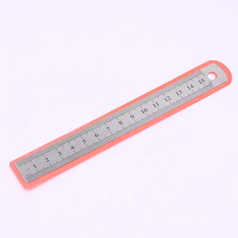 1PCS 15cm 6 Inch Ruler Precision Stainless Steel Metal Ruler Double-sided Learning Office Stationery Writing Supplies - Image 6