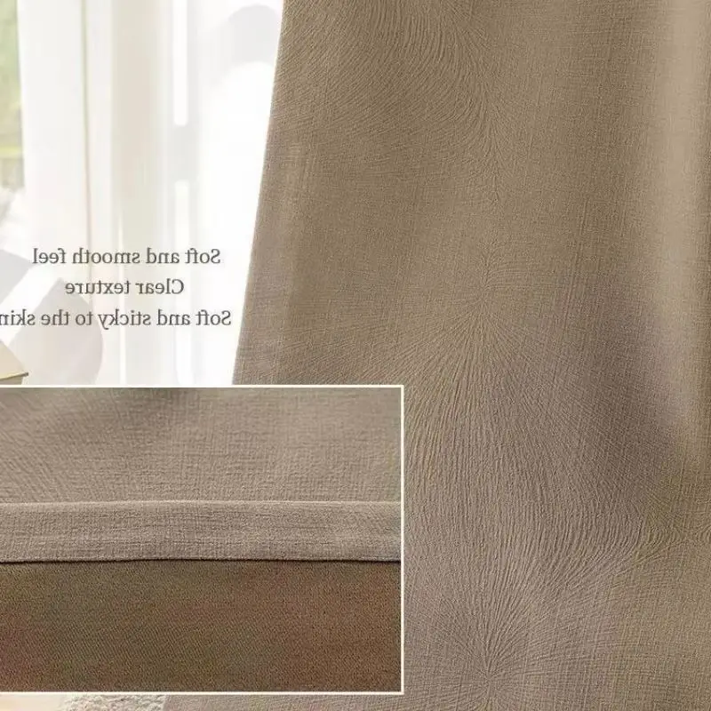 

Custom Size Blackout Curtains Thickened Nordic Style Jacquard Simple Curtains Living Room Dining Room Bedroom White Tulle