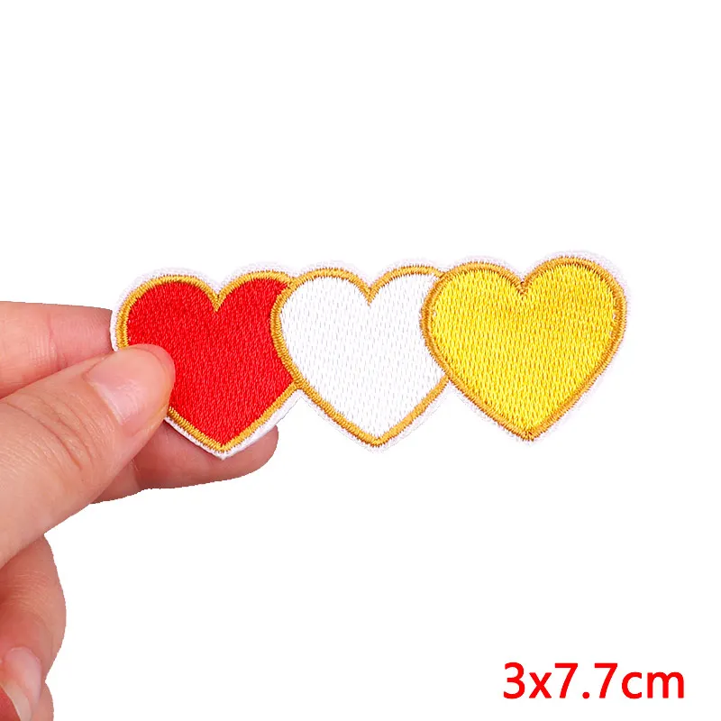 Netherland Oeteldonk Emblem Embroidery Patch Iron On Patches For Clothes DIY Star Heart Carnival For Netherland Embroidery Patch