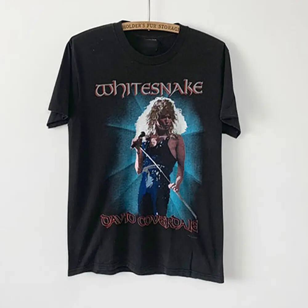 New Whitesnake David Coverdale Band 1987 Cotton Unisex S-5XL Shirt BI04_07