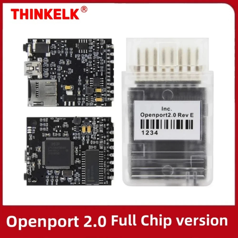 온라인 작업용 풀 칩 Tactrix Openport 2.0 Openport2 J2534 PassThru 오픈 포트 2 0, ECU 플래시 자동 칩 튜닝 도구 케이블 포함