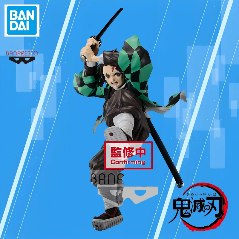 Auf Lager Original BANDAI BANPRESTO Dämon Slayer Kamado Tanjirou Anime Action-figuren Modell Spielzeug desktop Ornament sammeln Geschenke