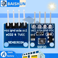 SGP30 Gas Sensor Module TVOC/ECO2 Indoor Air Quality Formaldehyde Carbon Dioxide Measurement Sensor Board IIC I2C Interface