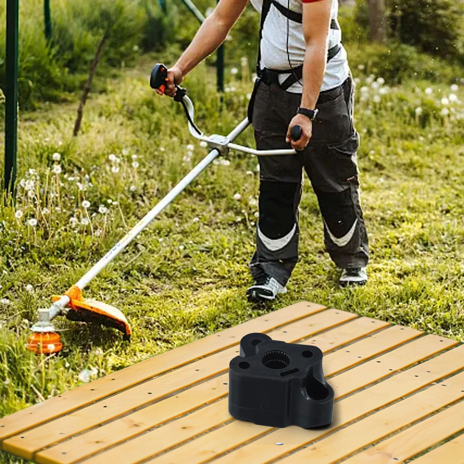 

Запчасть для газонокосилок: черный компонент, совместимый с HL45, для тяжелого оборудования.