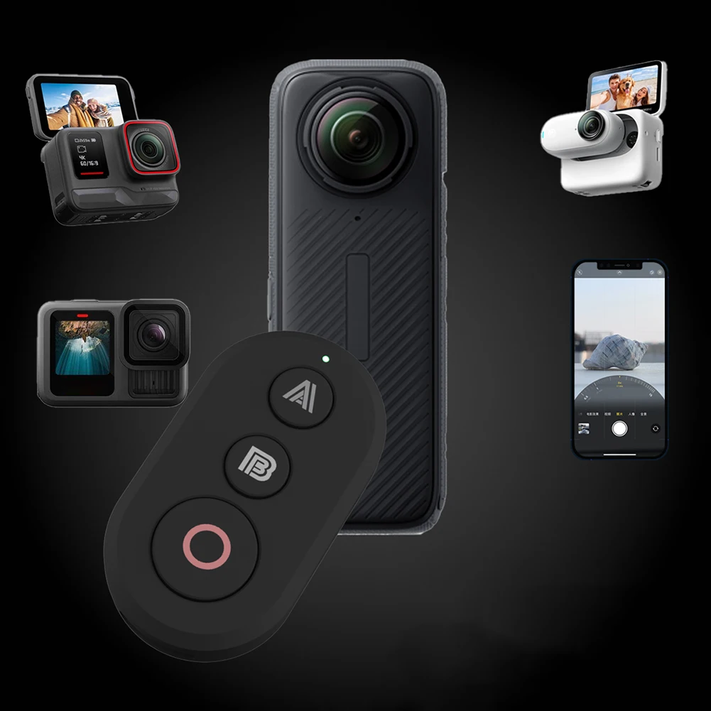 وحدة تحكم بزر تحرير مصراع التصوير BT لـ Insta360 X4/X3/X2/Ace Pro 2 GoPro 13/12/11 #6