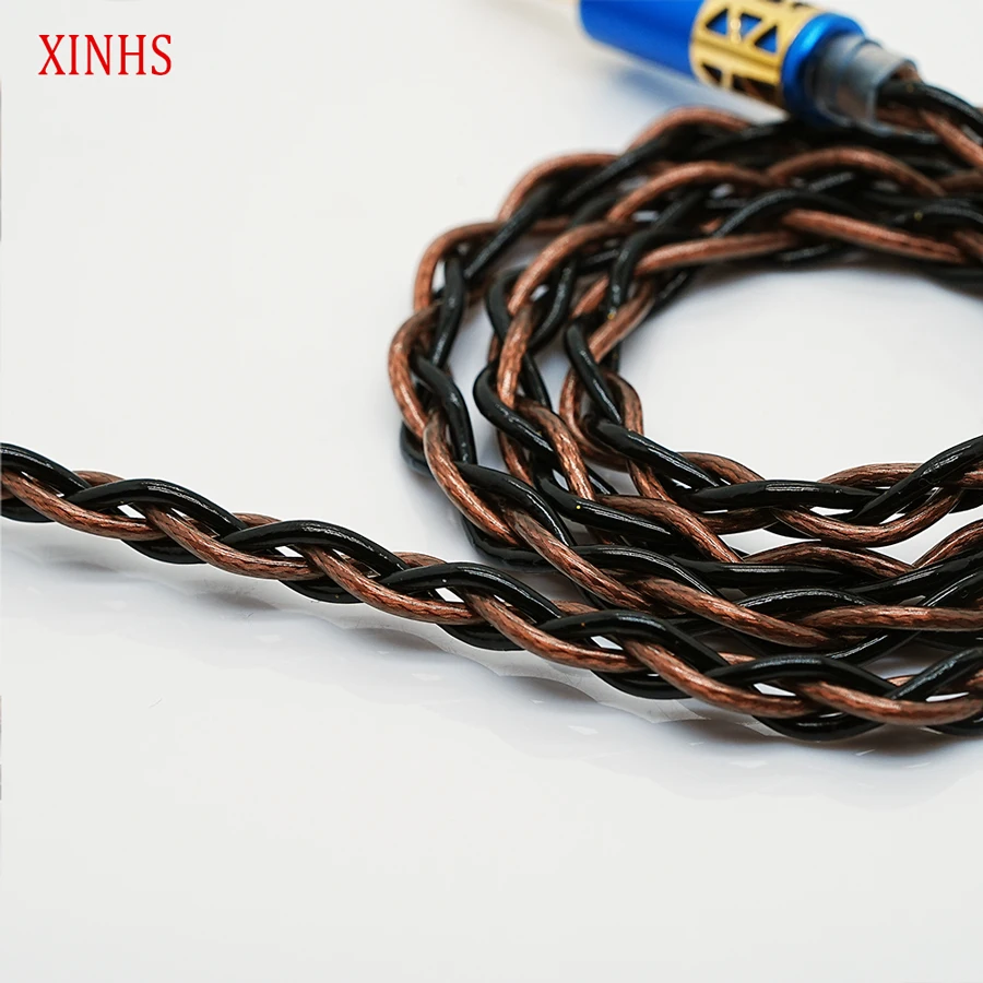 XINHS Neues Flaggschiff P12 4-Core Night Trail Furukawa Kupfer HIFI Kopfhörer-Upgrade-Kabel, Hochreines 6N OCC, Geeignet für MMCX/0. – Detail 8