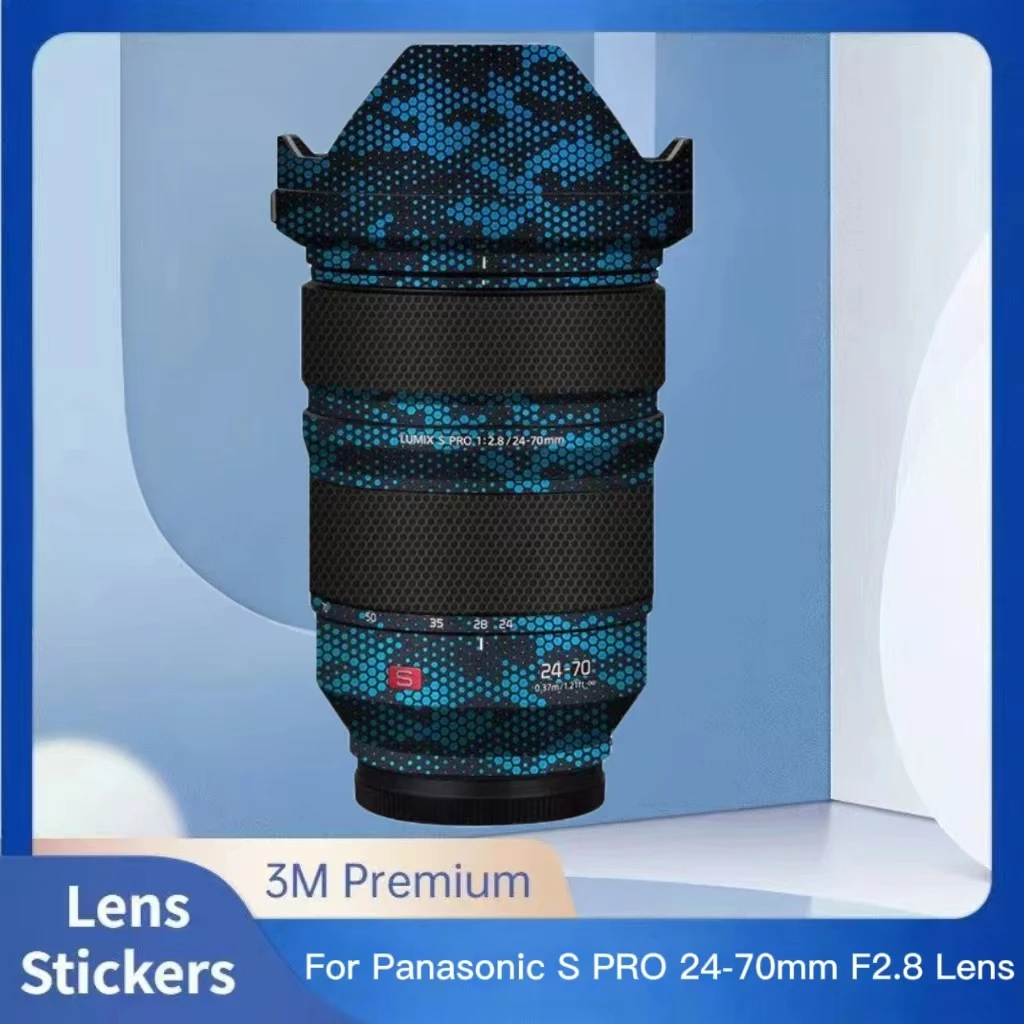 For Panasonic LUMIX S PRO 24-70mm F2.8 Decal Skin Vinyl Wrap Film Camera Lens Body Protective Sticker Coat 24-70 2.8 F/2.8