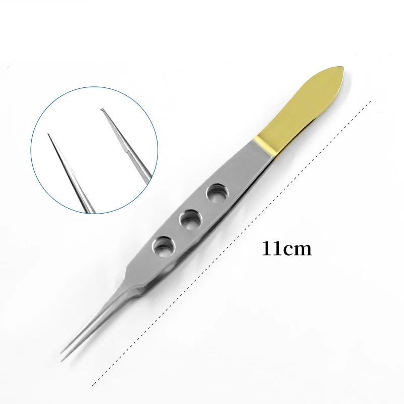 11cm forceps ophthalmic tweezer Tissue Forceps Micro tweezer Ophthalmic surgical instrument