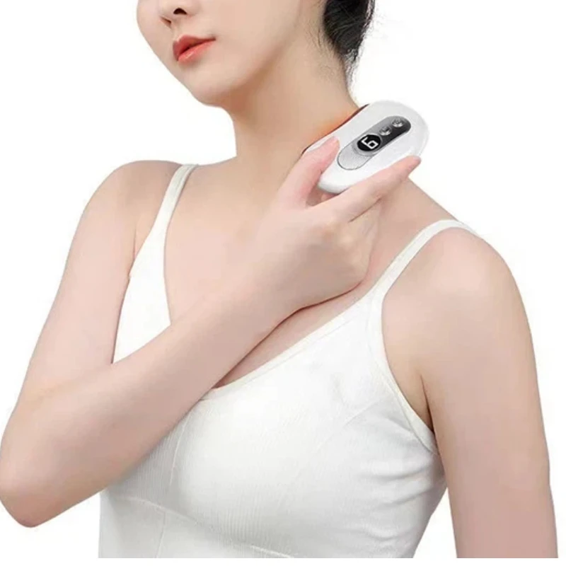 

Electric Guasha Massager Body Scraping Heating Vibration Muscle Gua Sha Face Neck Eye Massage Knife Stone Gua Sha Scraper
