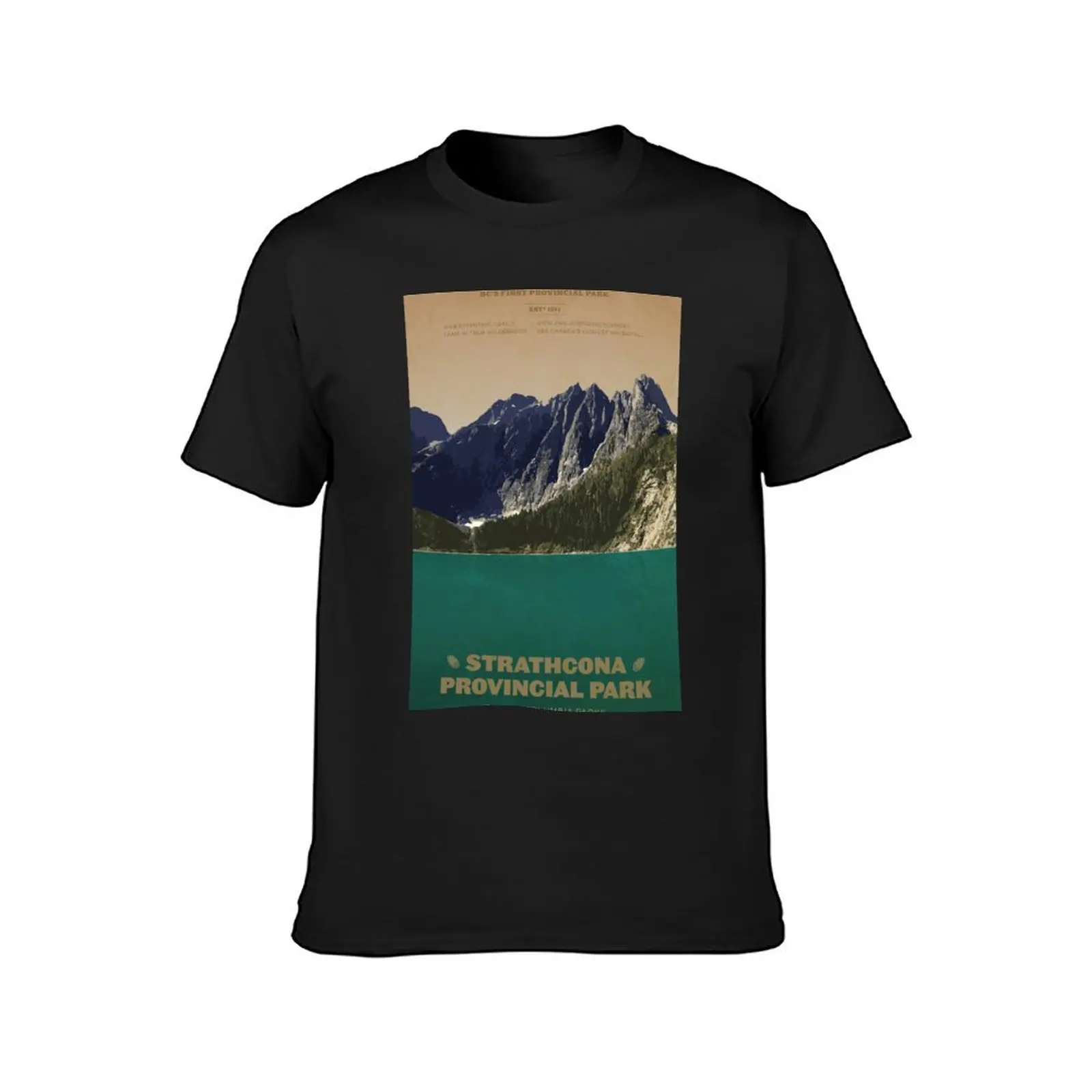 Strathcona Provincial Park T-Shirt customizeds quick-drying blanks plain funny t shirts for men