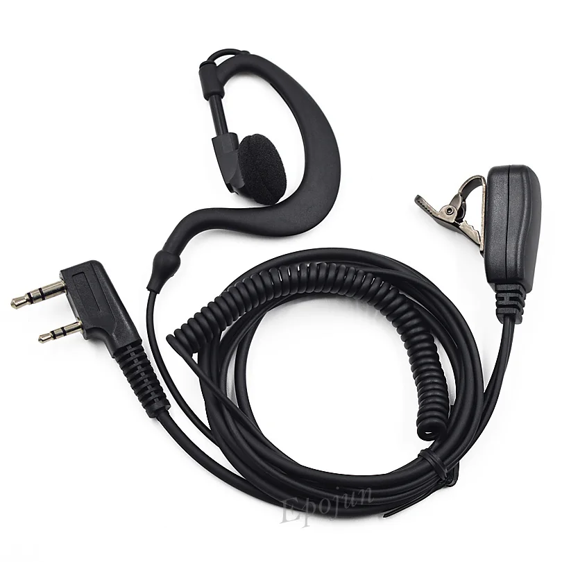 Surveillance 1-Wire Earpiece Headset Mic for Kenwood Baofeng UV 5R 6R BF888S DM-1701 F22 UV-21 PRO Two Way Radio Walkie Talkie