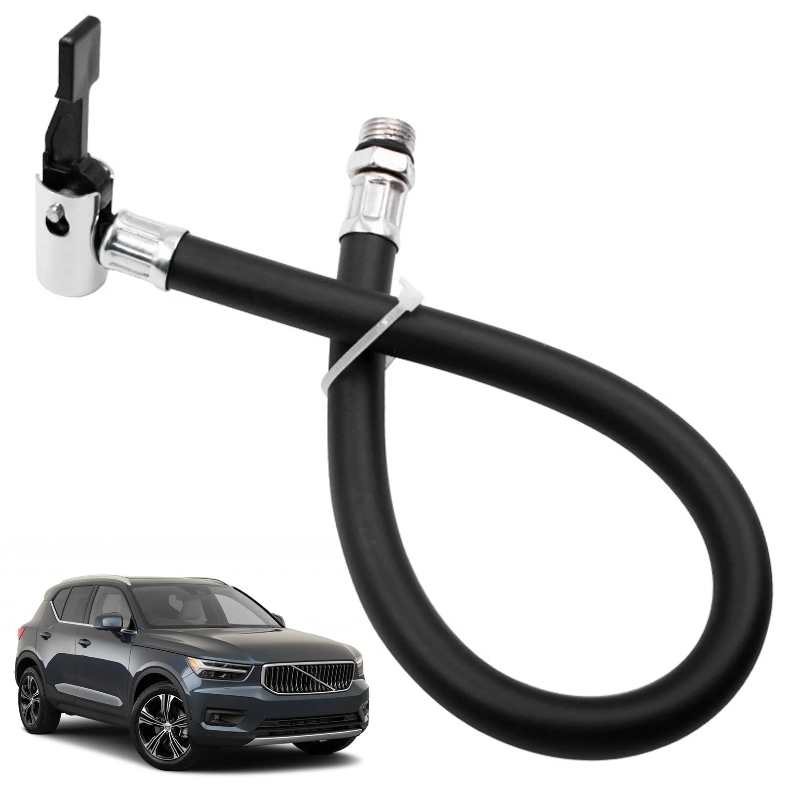 

Car Automobile Bike Cycling Pump Tire Inflator Hose Extension Tube Air Chuck Inflatable Tyre Thread Nozzle Clip Adapter