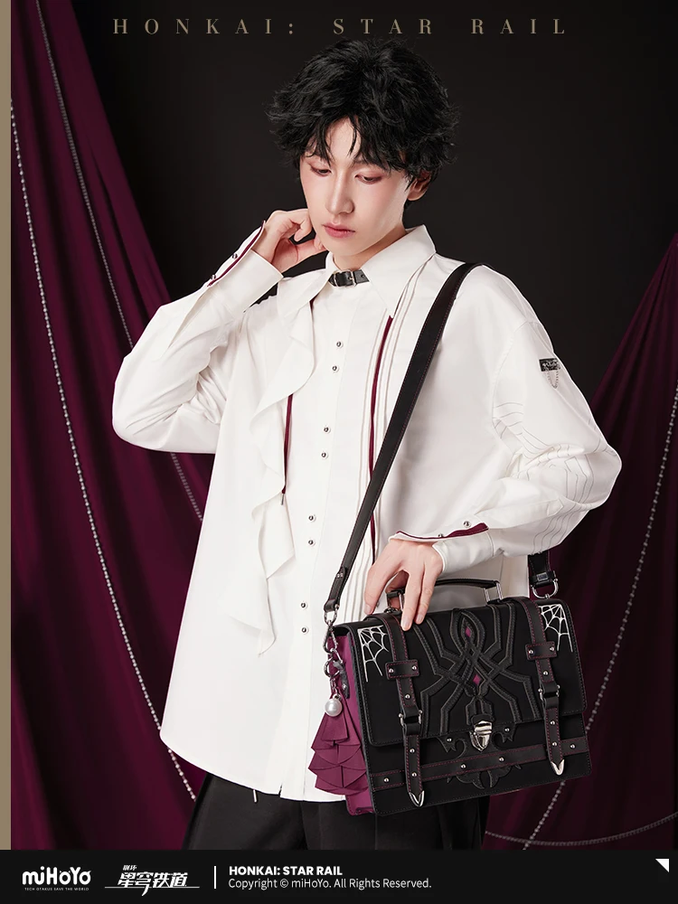 

Рюкзак Kafka Honkai: Star Rail, официальная сумка MiHoYo для косплея, сумка через плечо JK Lolita PU Itabag, игра Doujin, подарок