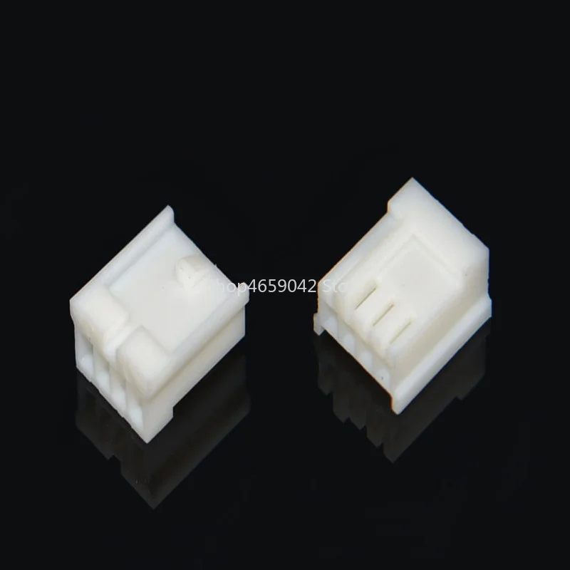 Mini conector 4P de 5 piezas, Conector de fuente de alimentación flexible, 2,54mm de paso, terminales de carcasa de enchufe de ángulo recto/recto