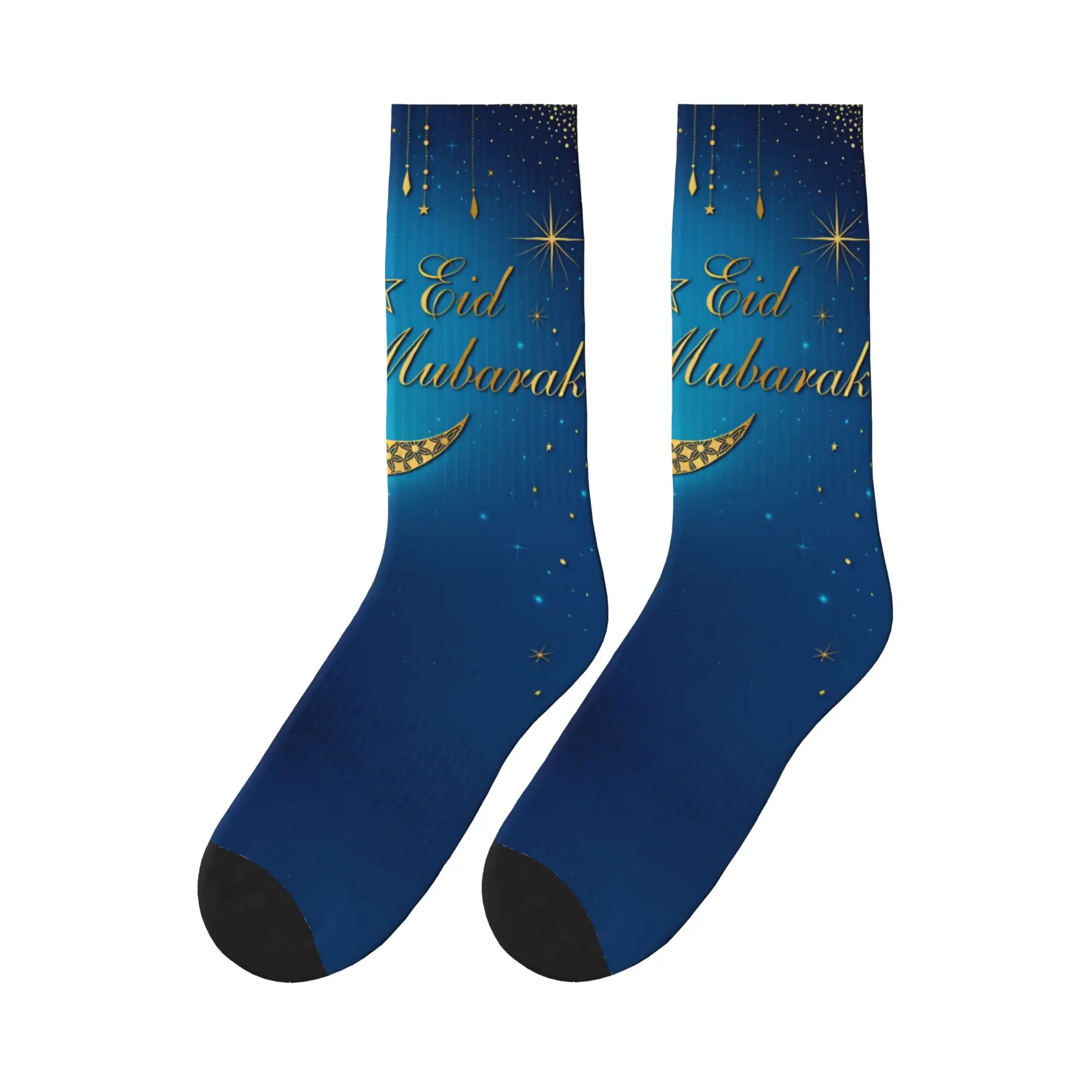 

Couple Socks Eid Mubarak Muslim Stockings Non Skid Medium Soft Socks Winter Funny Design Running Socks