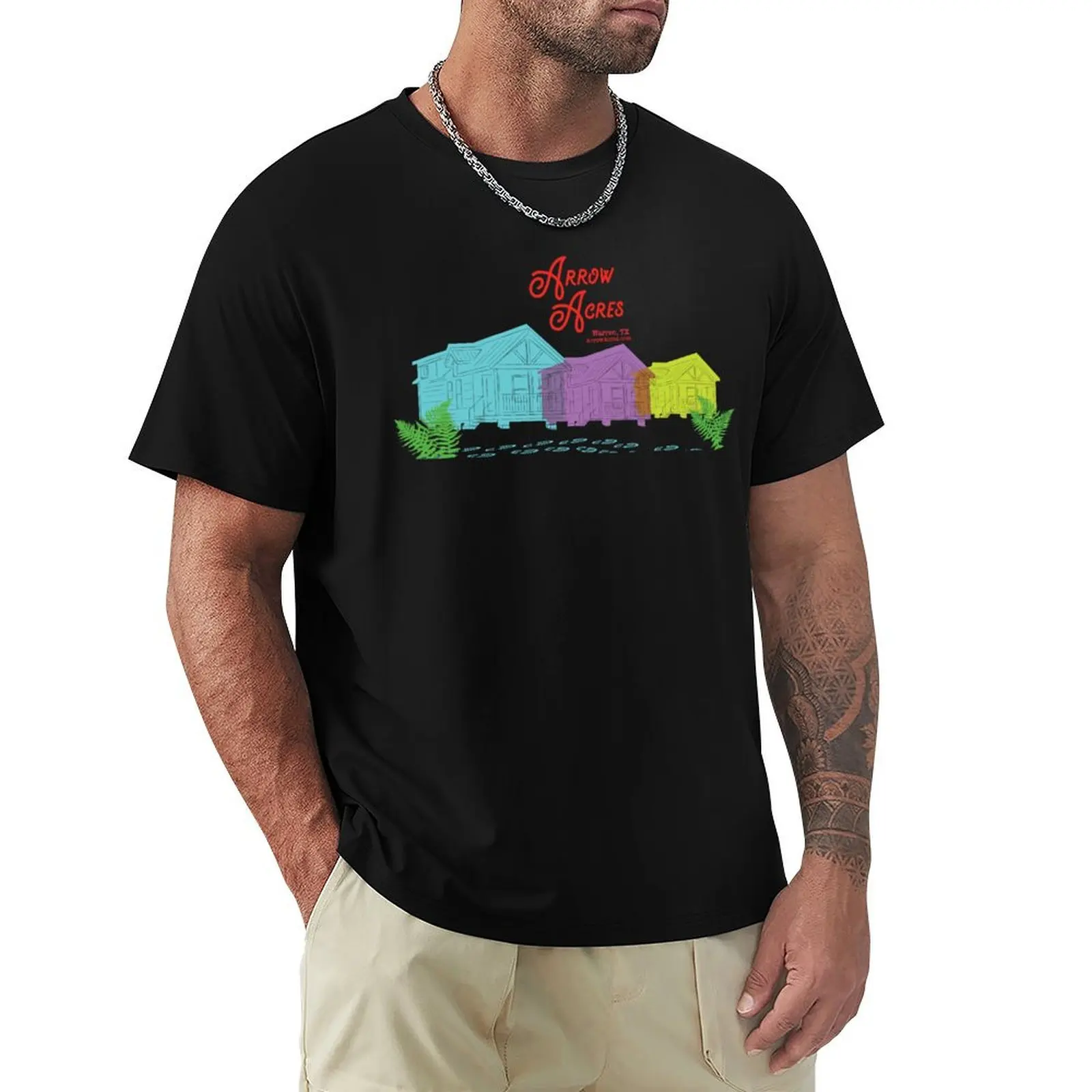 

ARROW CABINS T-Shirt heavyweights vintage clothes graphic shirts mens designer clothes