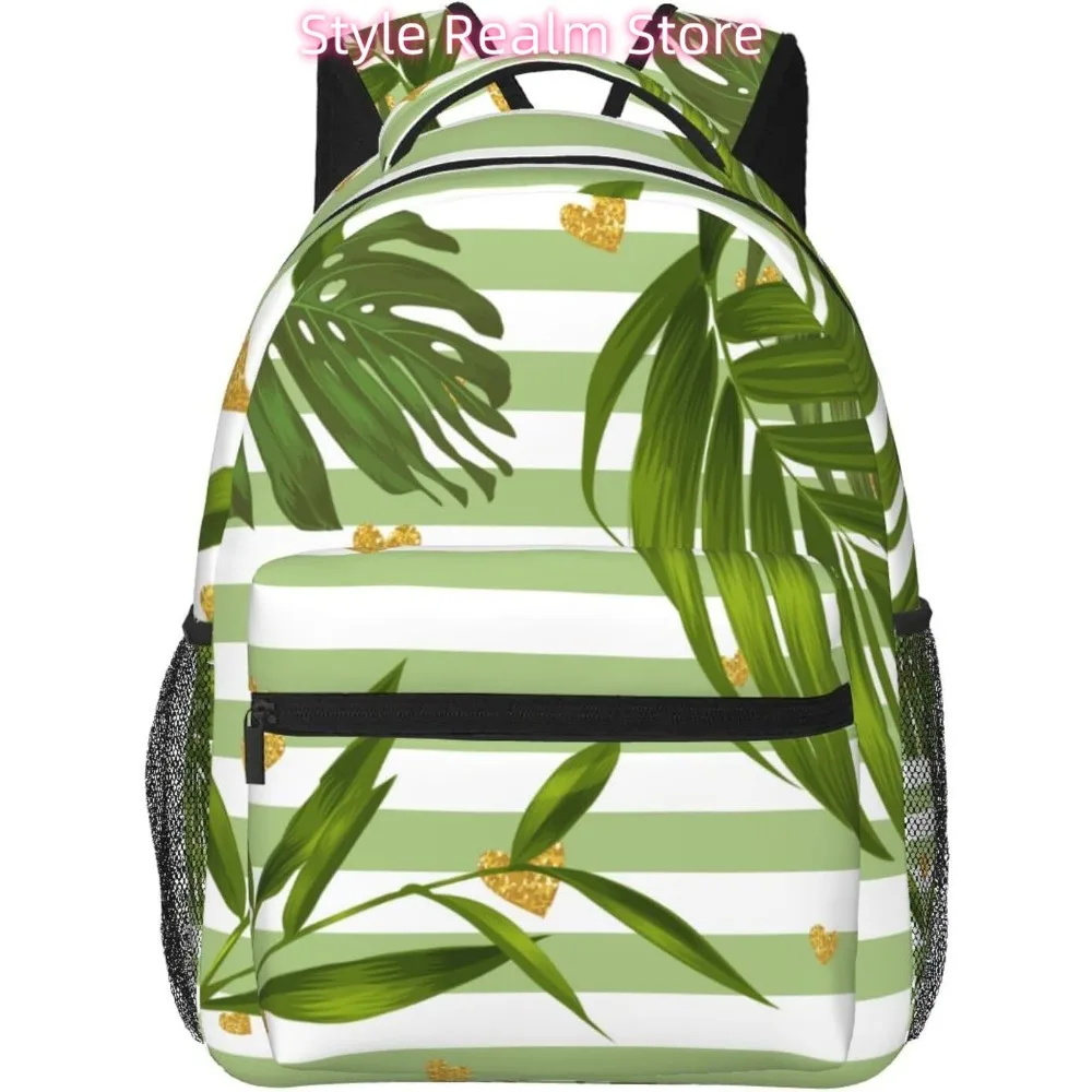 

Striped Turtleback Plant Lightweight Laptop Backpack Lightweight Multipurpose Travel Casual Daypack Unisex College Backapcks for