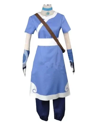 Avatar The Last Airbender Katara Men Cosplay Costume Halloween Cosplay Women Costumes