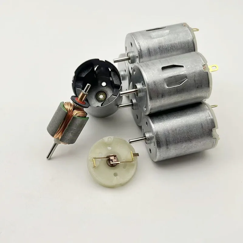 RC280-3072 High-speed Motor Round High-torque Strong Magnetic Carbon Brush Toy Model Diy Manual Motor